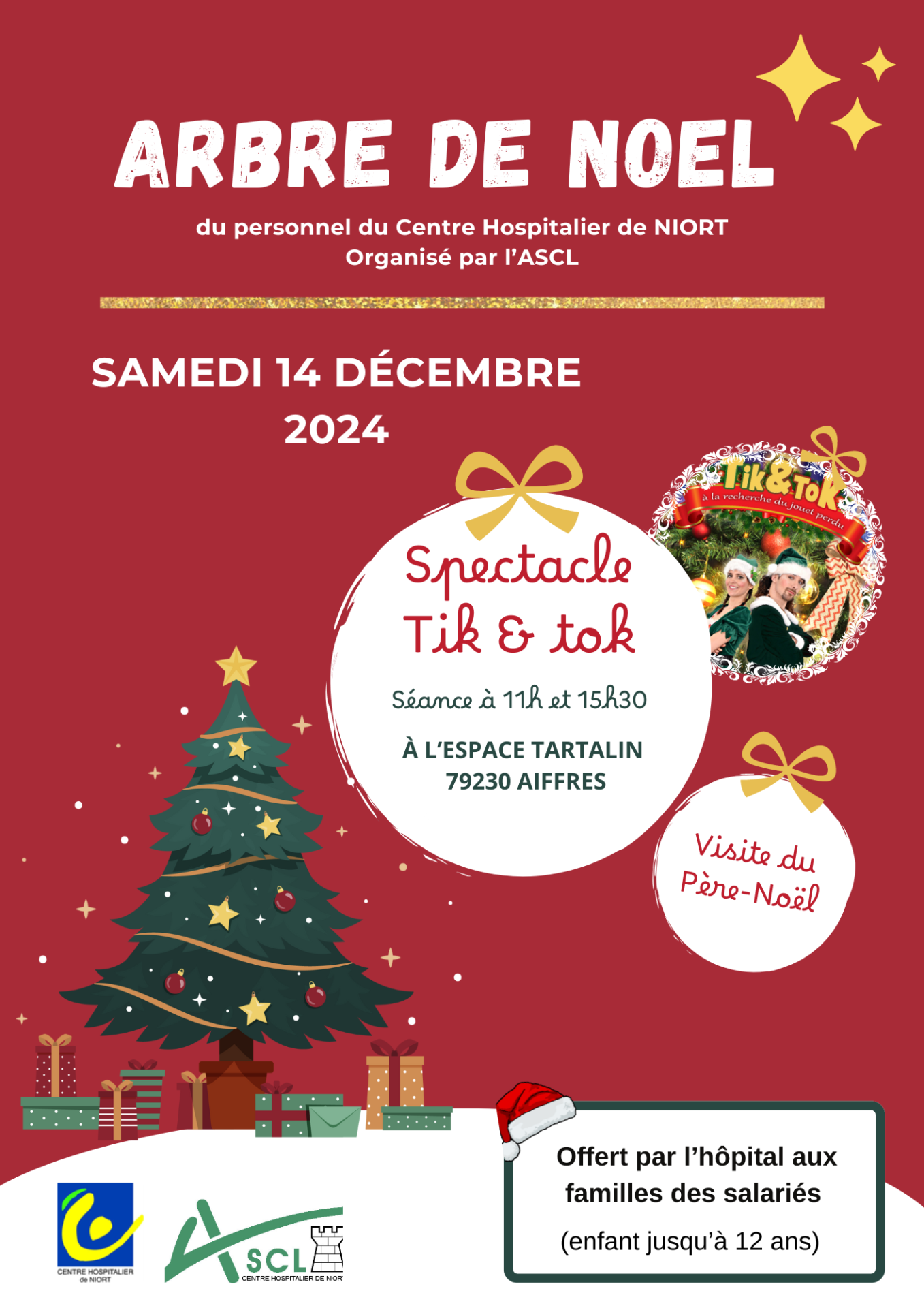 Affiche arbre de noel 2024
