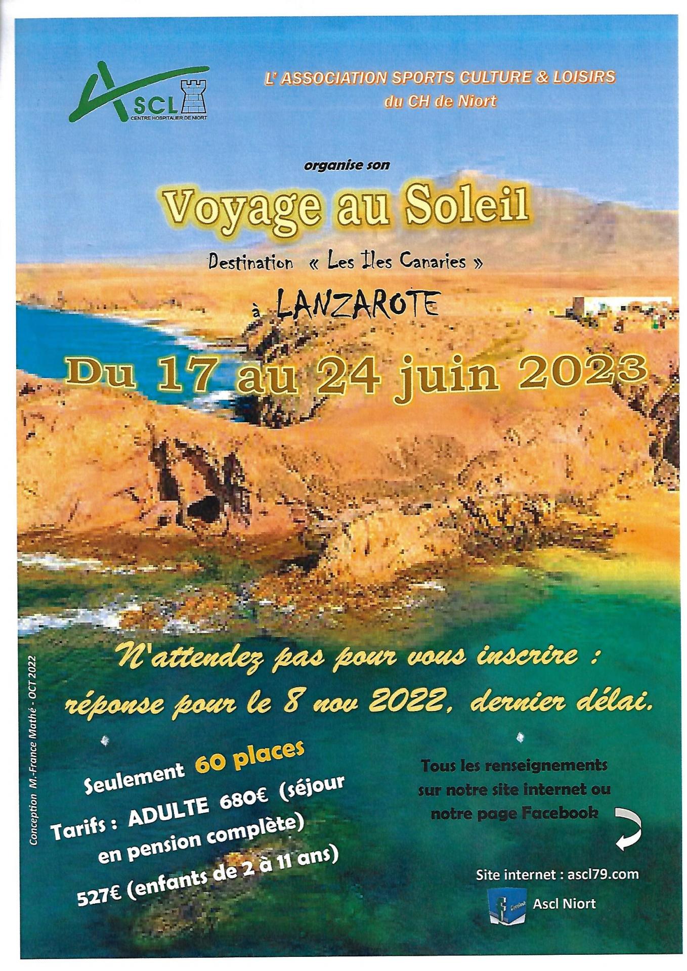 Affiche lanzarote 17 24 juin 2023