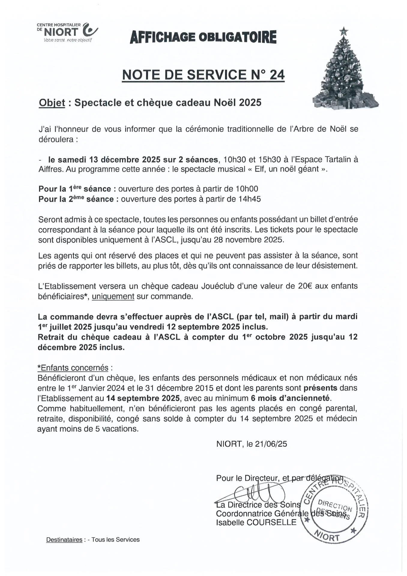 Ns 24 spectacle et cheque cadeau noel 2025